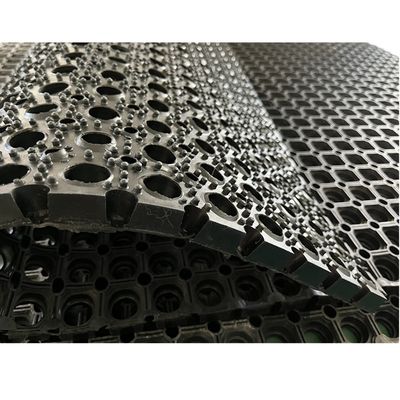 Heavy Duty 8mm Thickness Rubber Mat with Drainage Hole for Commercial Kitchen and Bath