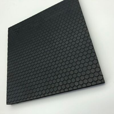 Anti-skidding Diamond and Pyramid Textured Rubber Mat 1.4M Width SBR Natural Rubber Flooring