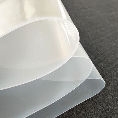 Top Quality 0.1mm/0.2mm/0.3mm/0.5mm/0.8mm Silicone Rubber Sheet 500mm Width 500mm Length Transparent Silicone Film